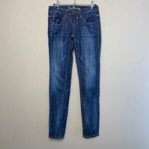 Guess Jeans Womens Size 26 Marina Low Rise Dark Wash Skinny Leg Jeans